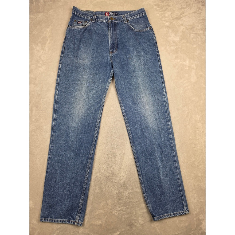 Vintage Chaps Ralph Lauren Jeans Mens 34x34 Blue Relaxed Straight Denim Y2K